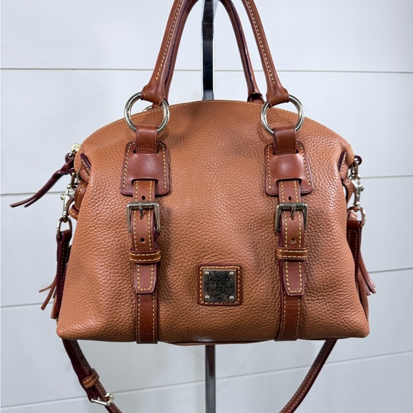 Dooney & Bourke Handbags - Dooney & Bourke Tan Leather Bristol Satchel